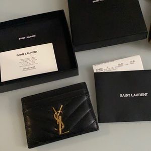 YSL card case